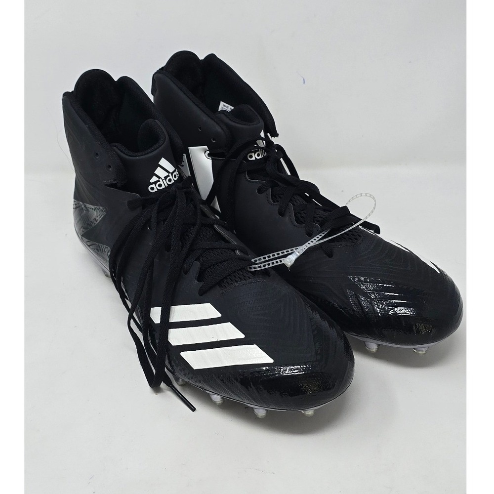 Adidas men 13.5 Freak X Carbon Mid black football shoes cleats‎